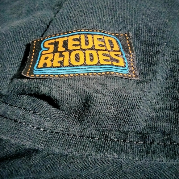 **SOLD** Black Steven Rhodes "Trust in God" Cthulhu Tee Size Medium - Picture 4 of 4